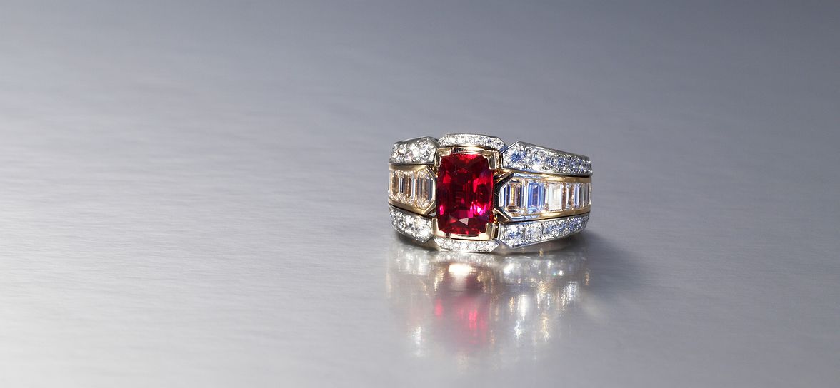 Ruby Diamond Ring 