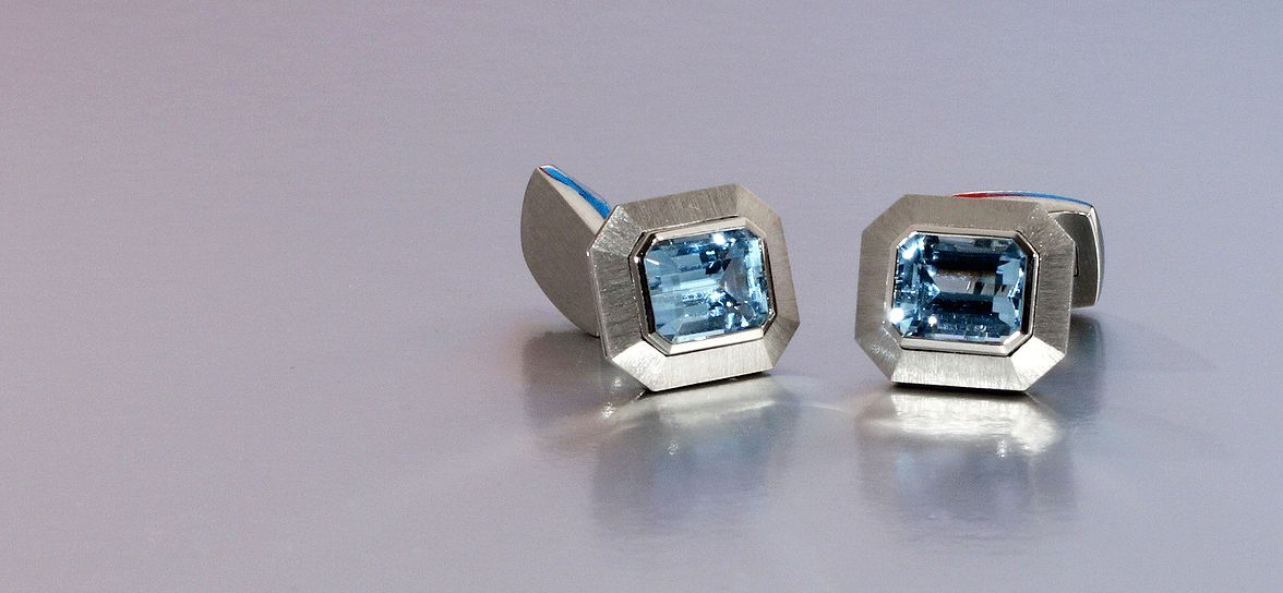 Aquamarine Cufflinks
