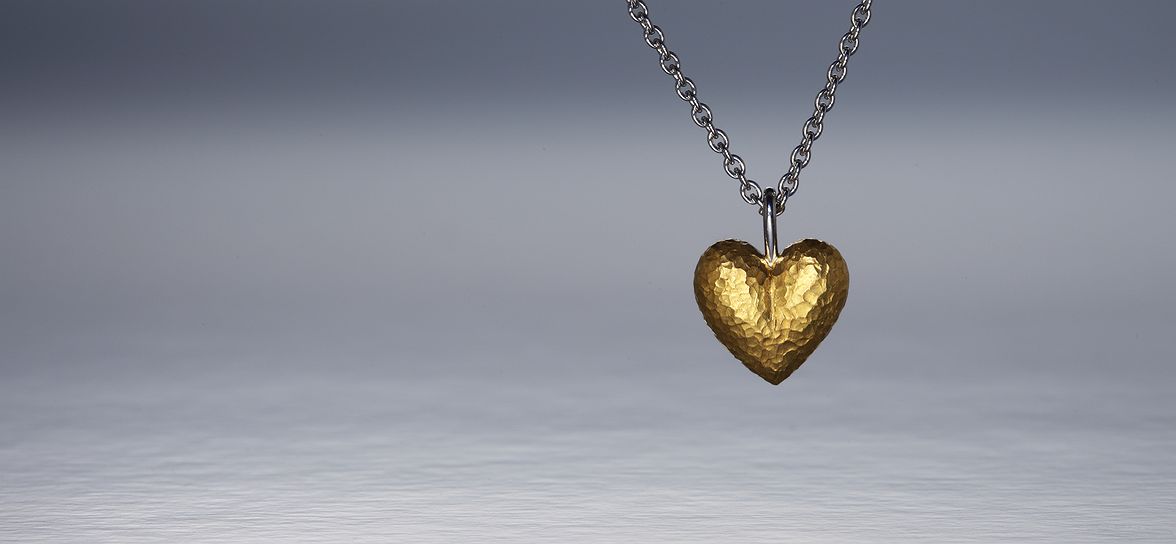 Gold heart