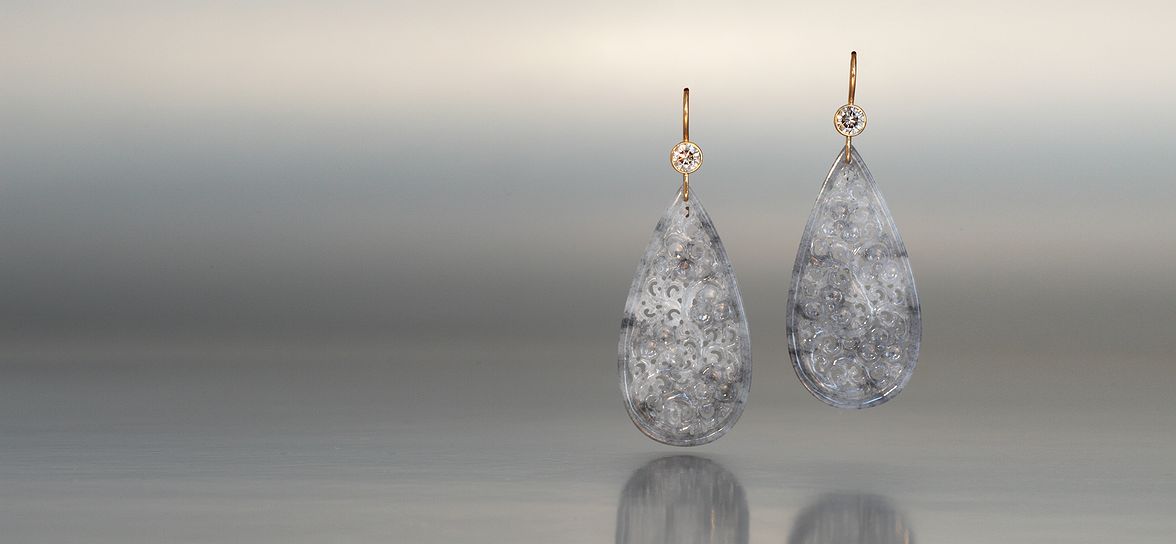 Jade earrings 