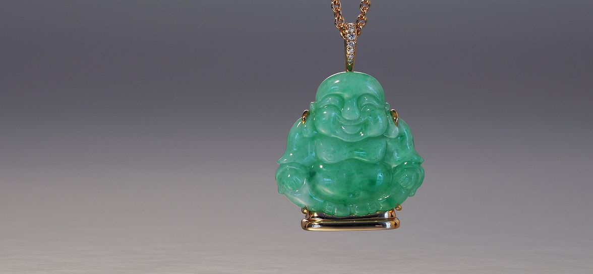 Jade Buddha Pendant 
