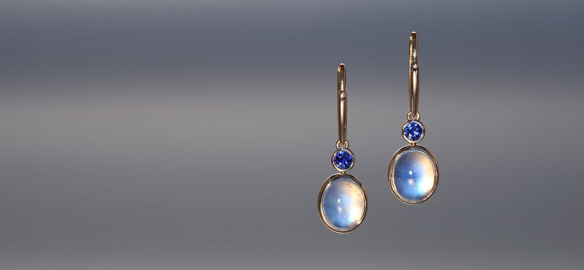 moonestone earrings 