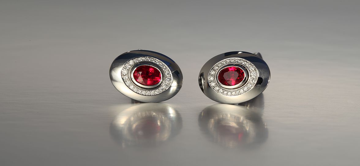 Ruby Diamond cufflinks