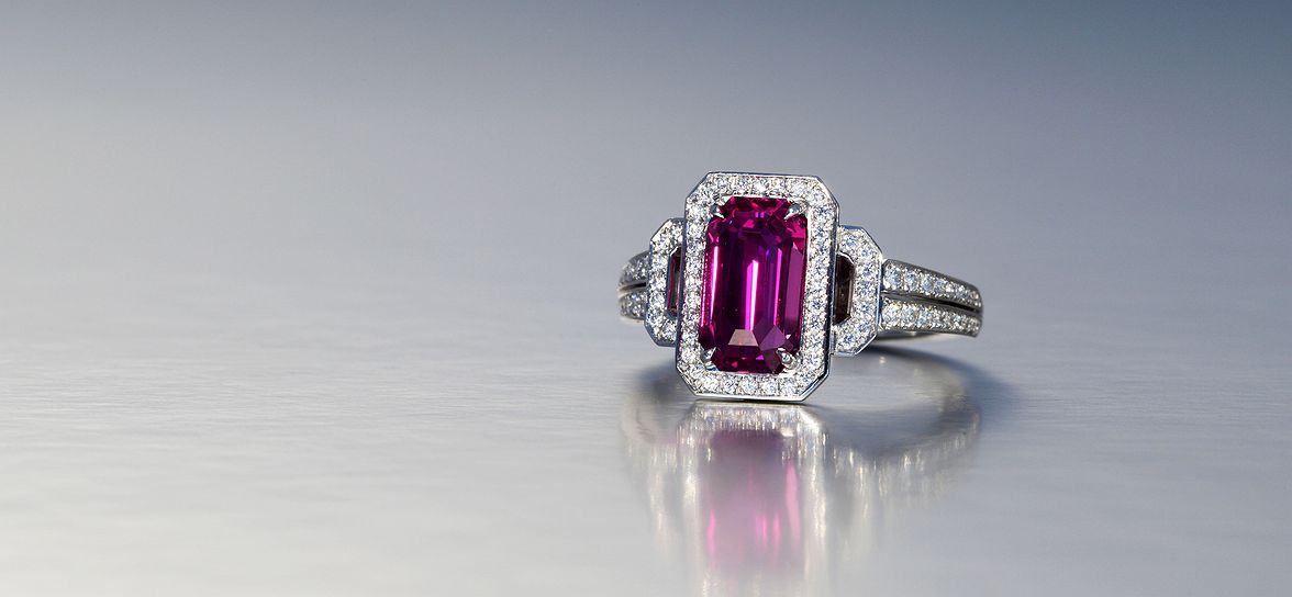 pink sapphire ring 