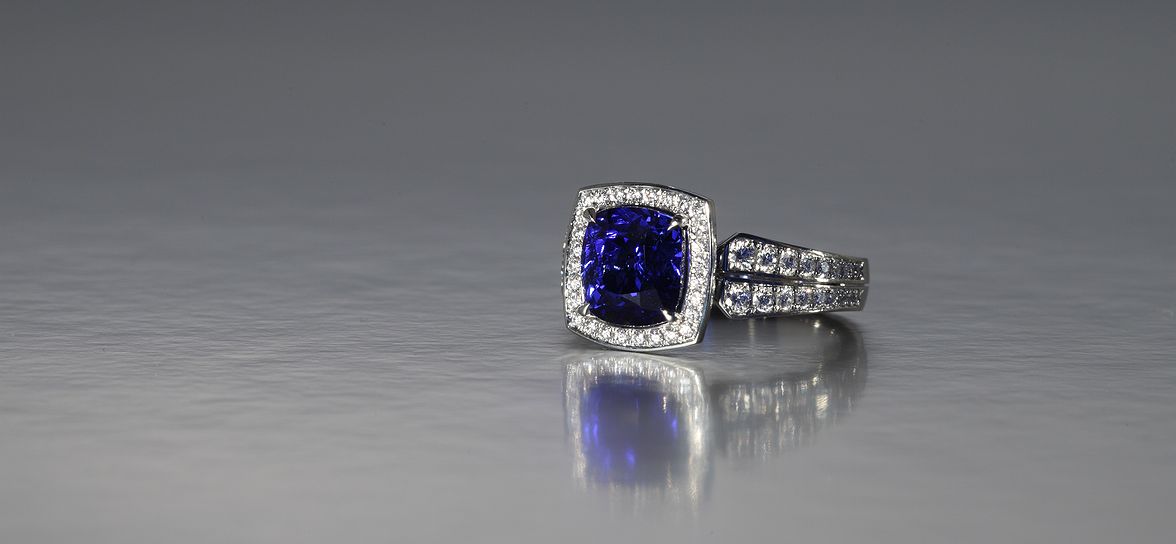 Sapphire Diamond Ring