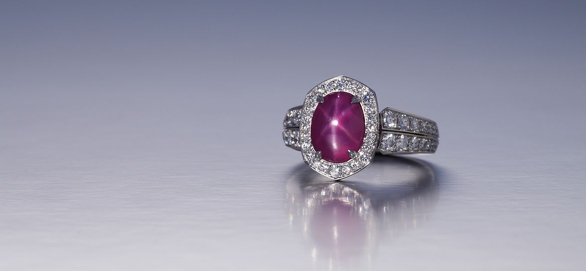 Star ruby ring 