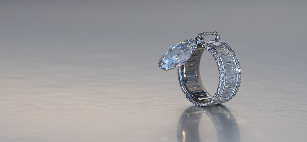 diamond briolette 