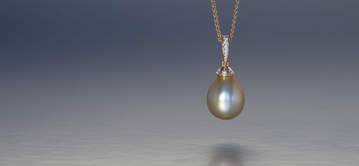 Perl drop pendant 