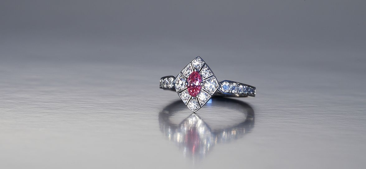 Pink Diamond Ring 